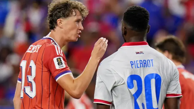 Jack Hendry and Pierrot