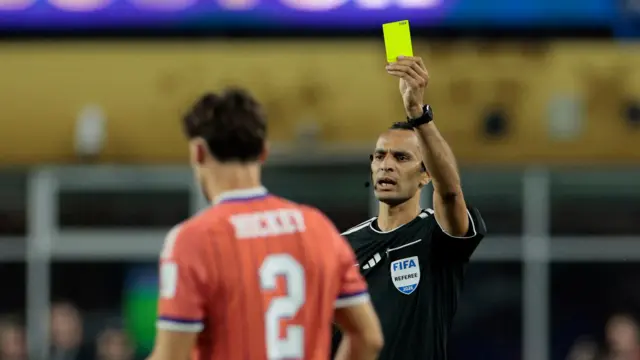 Hickey yellow card