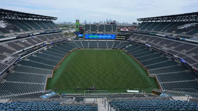 The World Cup venue in Philadelphia
