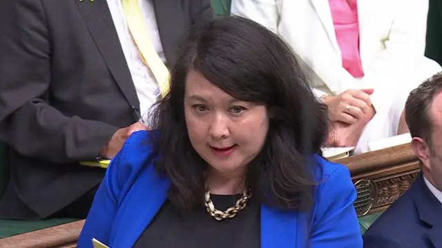 Victoria Collins speaking in the House of Commons