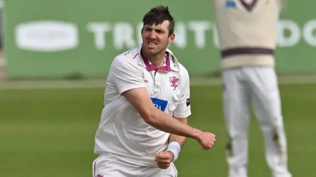 Craig Overton celebrates