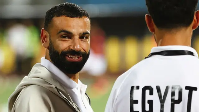 Mohamed Salah smiling