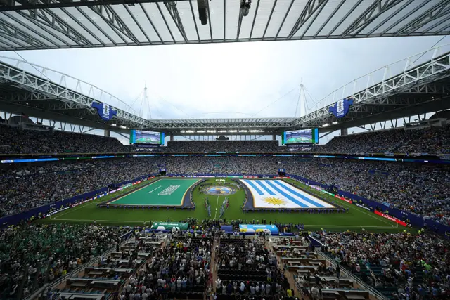 A view of the Hard Rock Stadium