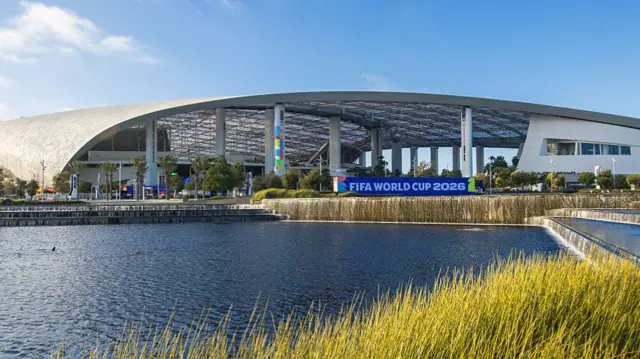 The World Cup stadium in Los Angeles