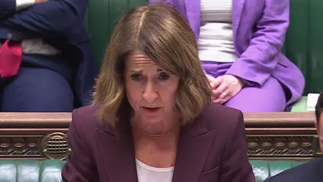 Liz Kendall speaking in the House of Commons.