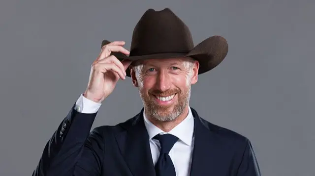 Graham Potter in a Stetson