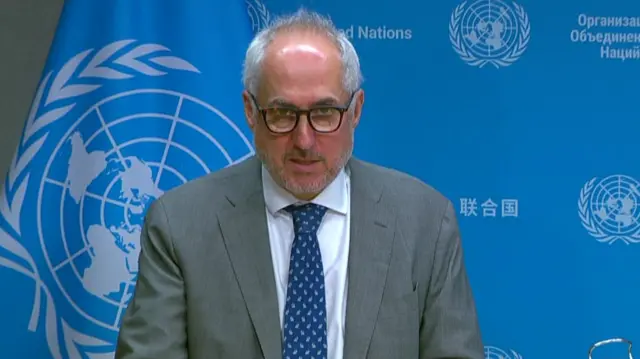 Stéphane Dujarric, spokesperson for the Secretary General of the United Nations