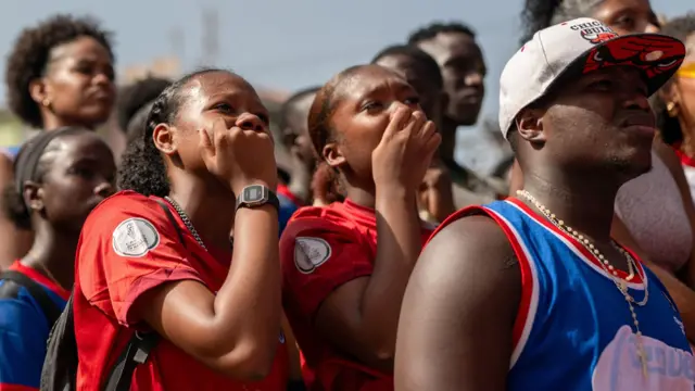 Fans watching Cape Verde