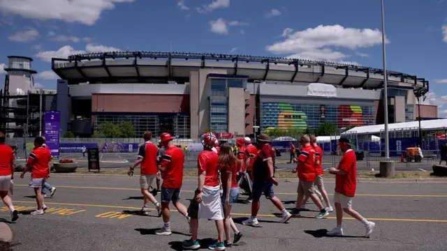 Norway fans arrive before the FIFA World Cup 2026 Group I match between Iraq and Norway