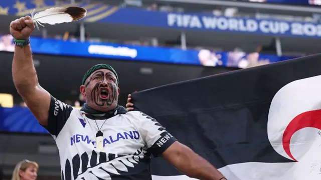 New Zealand fan in the stands