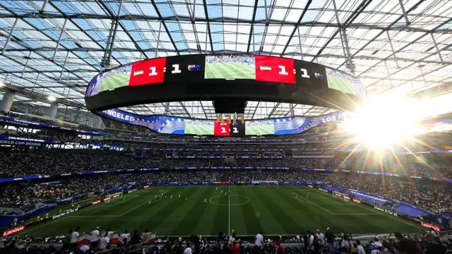 A general view inside the stadium