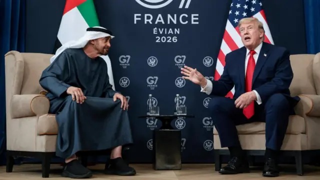 Trump and President Sheikh Mohammed bin Zayed