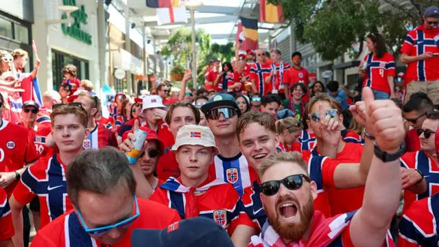 Norway fans arrive before the FIFA World Cup 2026 Group I match between Iraq and Norway