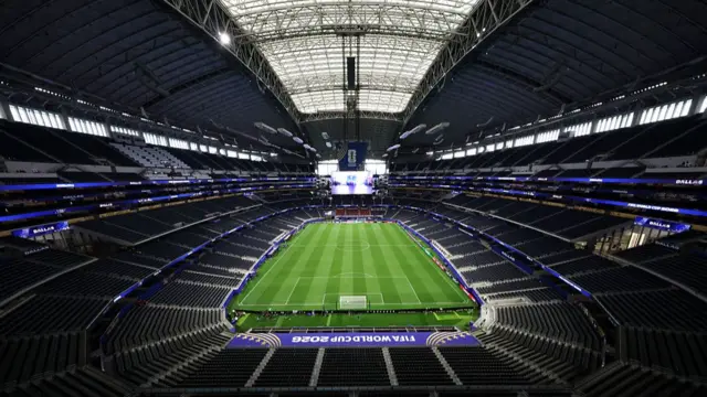 general view inside Dallas Stadium before the FIFA World Cup 2026 Group F match between Netherlands and Japan on June 14, 2026 in Arlington, Texas