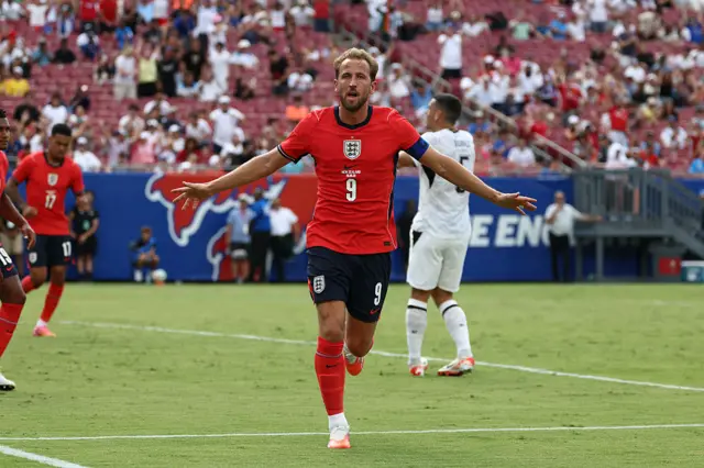 Harry Kane celebrates