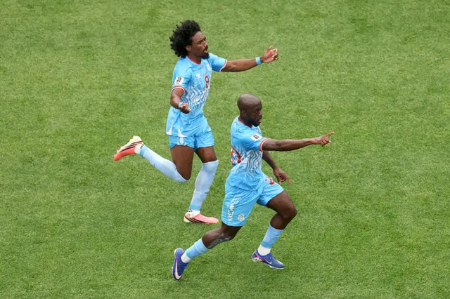 Yoane Wissa #20 of Congo DR celebrates