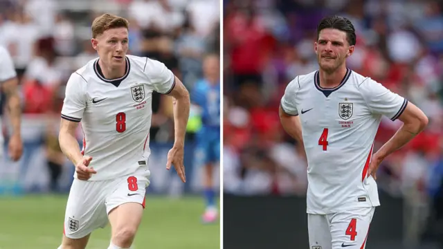 Elliot Anderson and Declan Rice