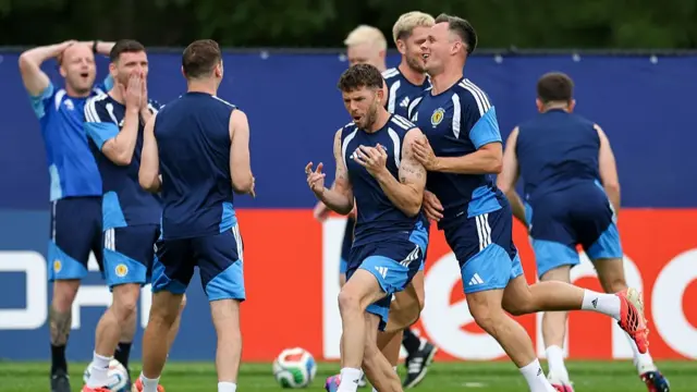Scotland in training