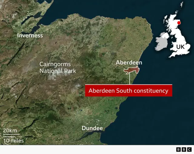 Map of Aberdeen South