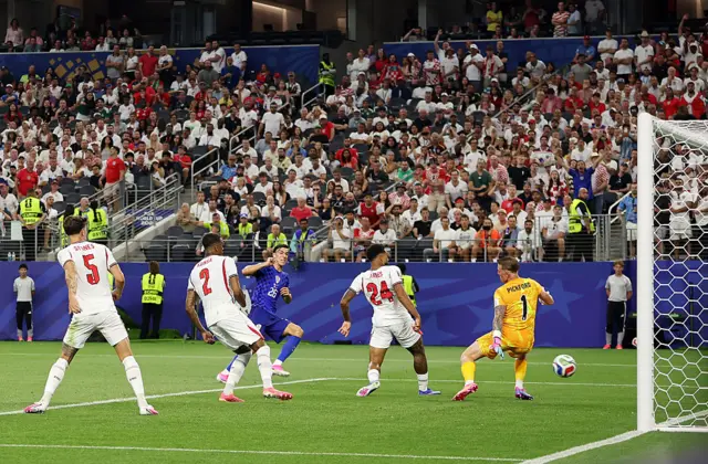 Petar Musa of Croatia scores his team's second goal