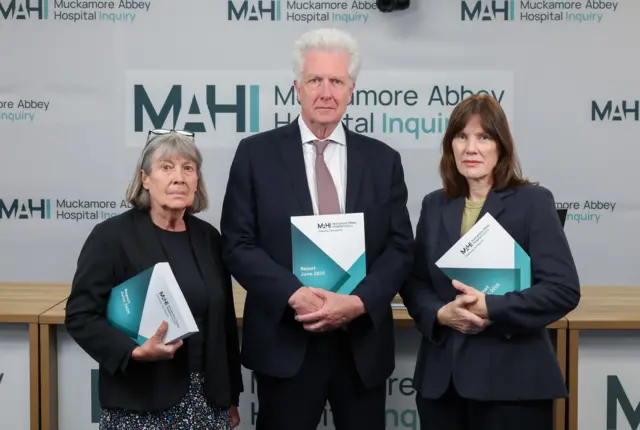 Professor Glynis Murphy, Chair Tom Kark KC and Dr Elaine Maxwell