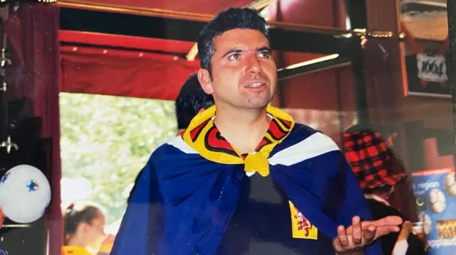 Scotland fan Philip Cohen
