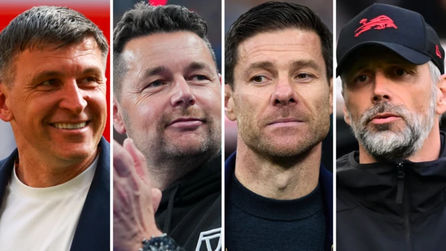 New managers in the Premier League - Hull City's Sergej Jakirovic, Crystal Palace's Pierre Sage, Chelsea's Xabi Alonso and Bournemouth's Marco Rose