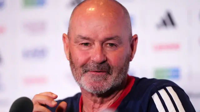 Scotland manager Steve Clarke during a press conference at the Boston Stadium in Foxborough, Massachusetts. Picture date: Thursday June 18, 2026. PA Photo.