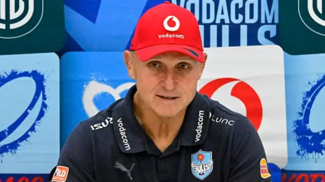 Pretoria Bulls head coach Johan Ackermann