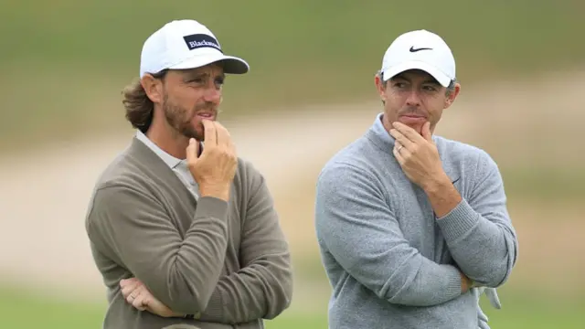 Tommy Fleetwood and Rory McIlroy