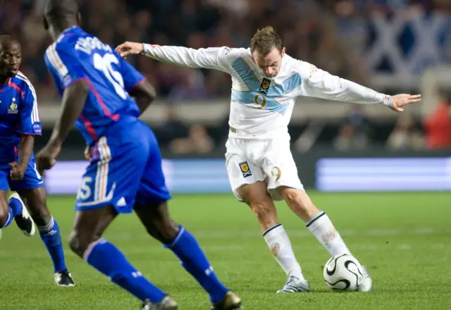 James McFadden scored a glorious goal to stun France in Paris