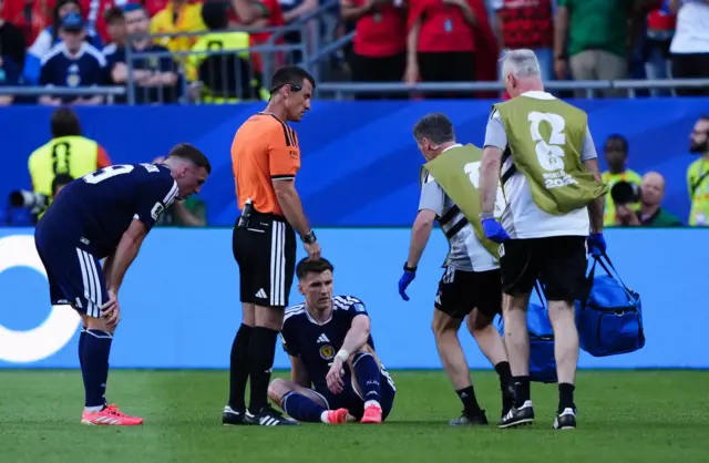 Tierney down injured