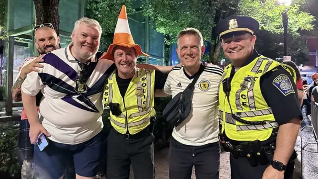 Scotland supporters gather in Boston, Massachusetts,