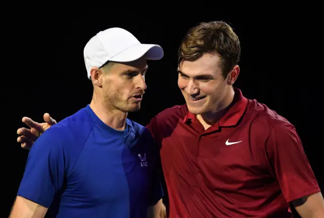 Jack Draper and Andy Murray
