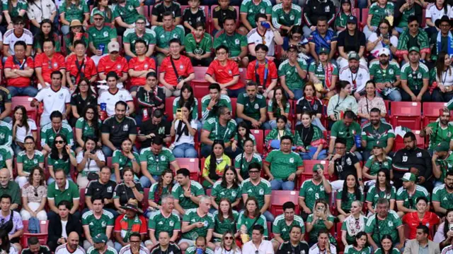 Fans watch the FIFA World Cup 2026 Group A match between Mexico and Korea Republic
