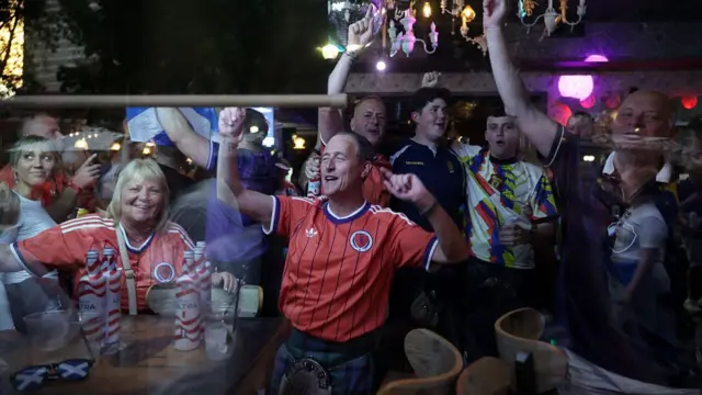 Scotland supporters gather in Boston, Massachusetts,