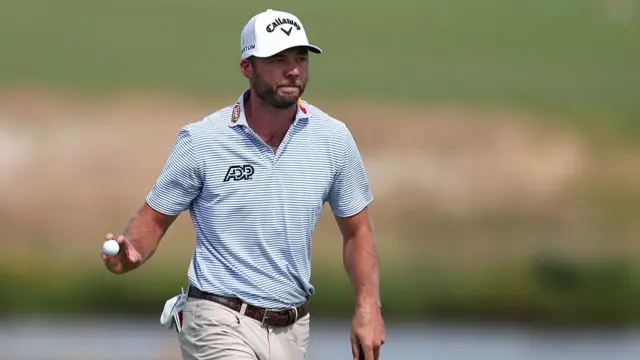Sam Burns at the US Open