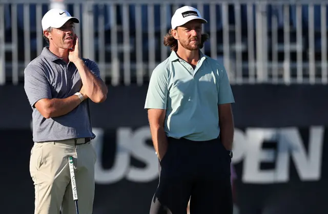 Rory McIlroy and Tommy Fleetwood