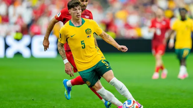 Australia defender Jordan Bos