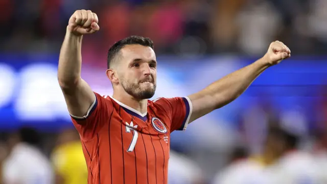 John McGinn celebrates after Scotland's win over Haiti