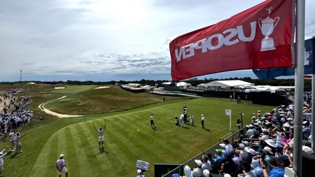 A view of the course from the grandstand