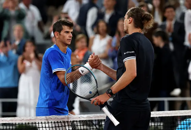 Jodar & Zverev shaking hands