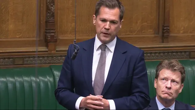 Robert Jenrick addressing the Commons