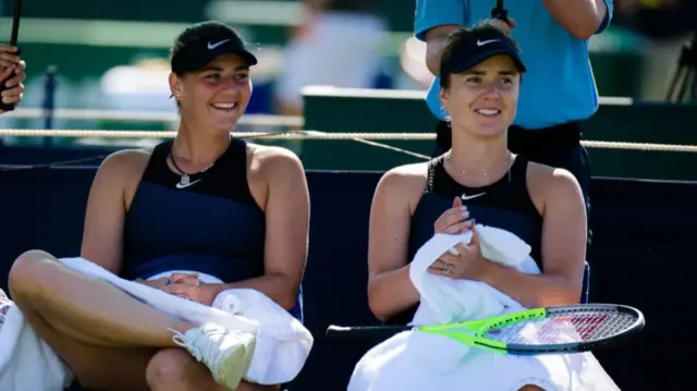 Marta Kostyuk and Elina Svitolina
