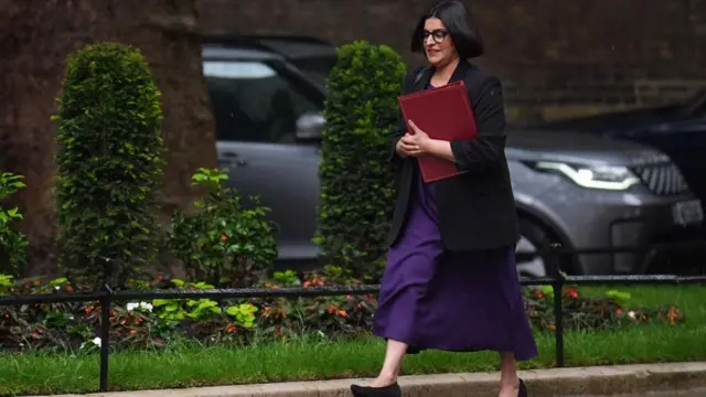 Shabana Mahmood, carrying a red file, arrives for a Cabinet meeting in Downing Street, London. Picture date: Tuesday June 2, 2026