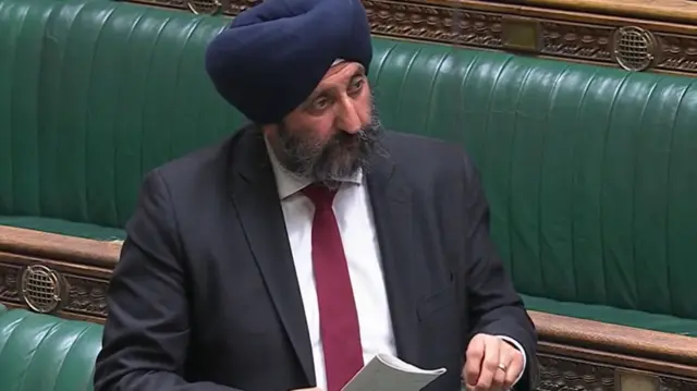 Gurinder Singh Josan addressing the Commons