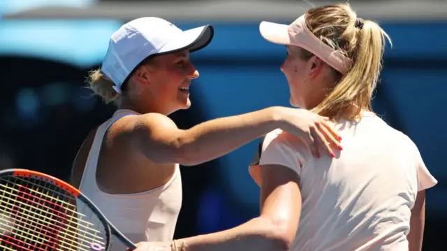 Elina Svitolina and Marta Kostyuk