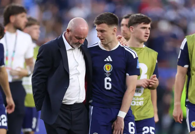 Steve Clarke and Kieran Tierney