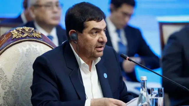 Mohammad Mokhber pictured in 2023