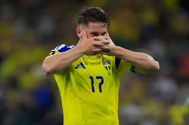 Viktor Gyokeres of Sweden